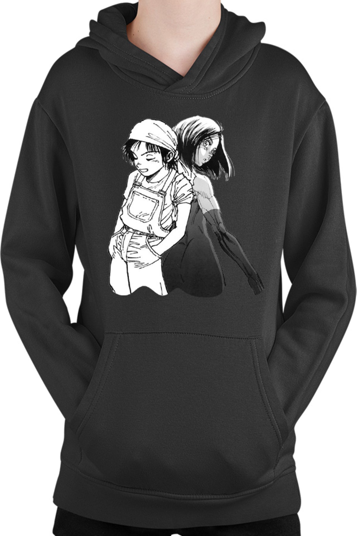 Hanorac copii Battle Angel Alita Gally Yugo Couple Animeeater