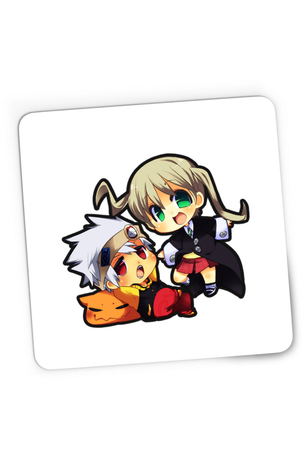 Mousepad Gaming Soul Eater Soul Maka Chibi Fight Action Trap, 21x19 cm