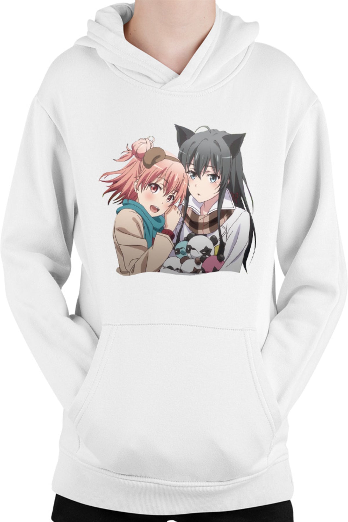 Hanorac copii OreGairu School Panda Bear Girls Anime Ponkan