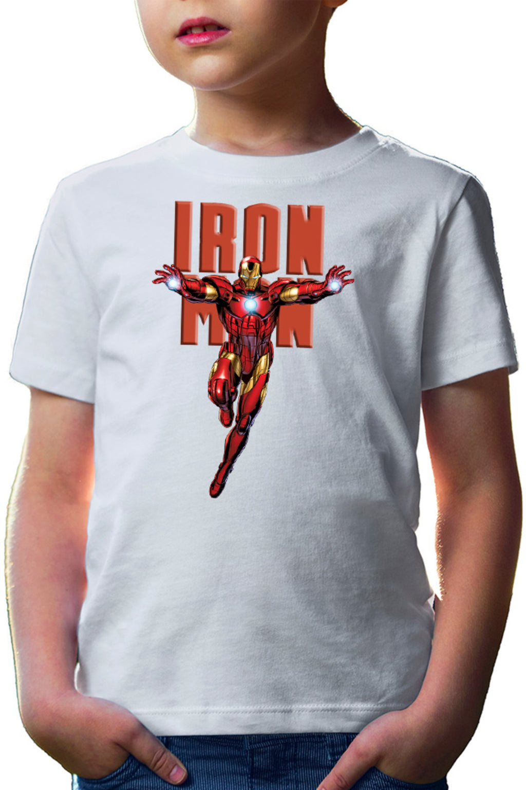 Tricou copii Ironman Jump Marvel Universe Comics Transform