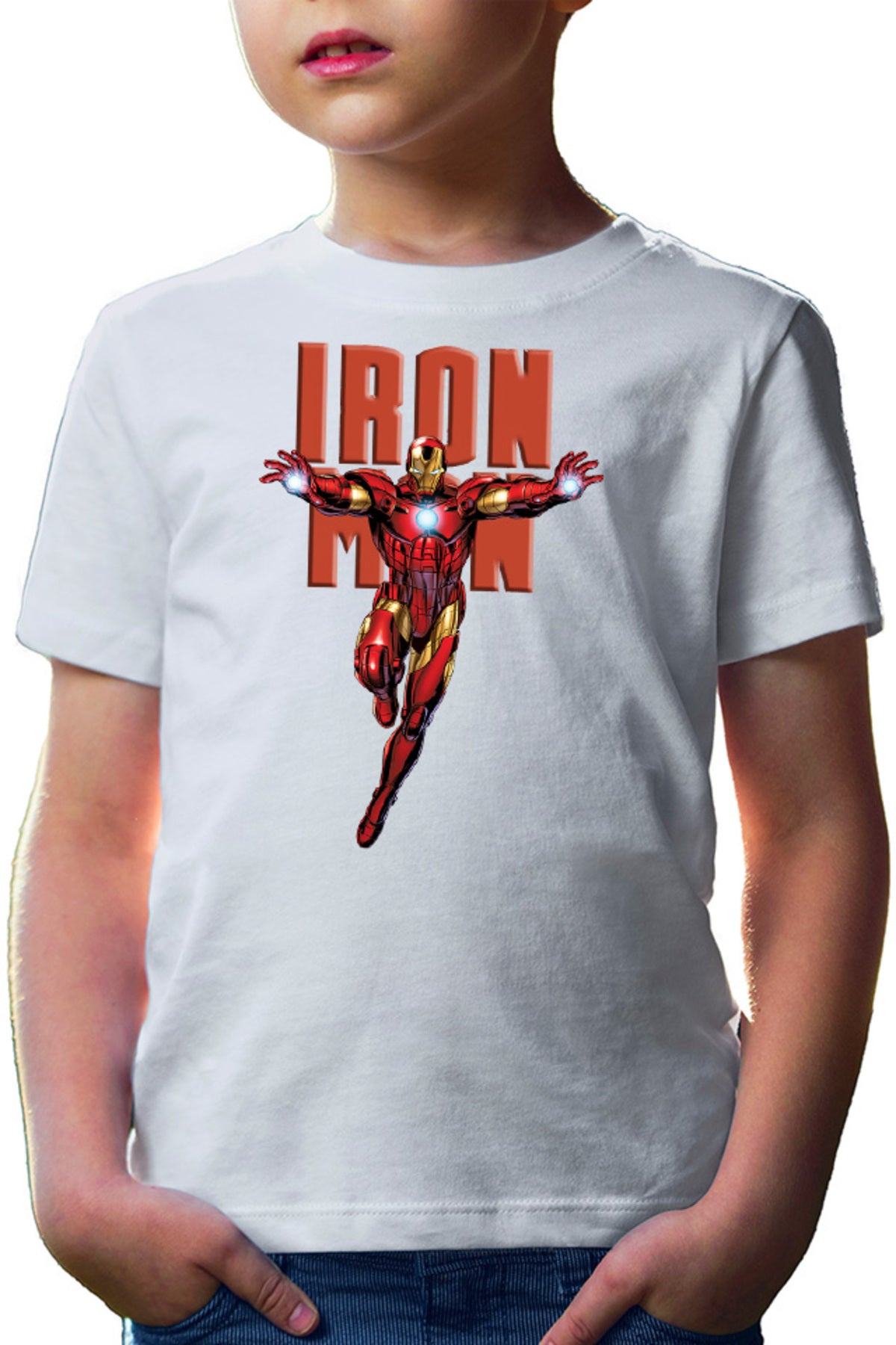 Tricou copii Ironman Jump Marvel Universe Comics Transform