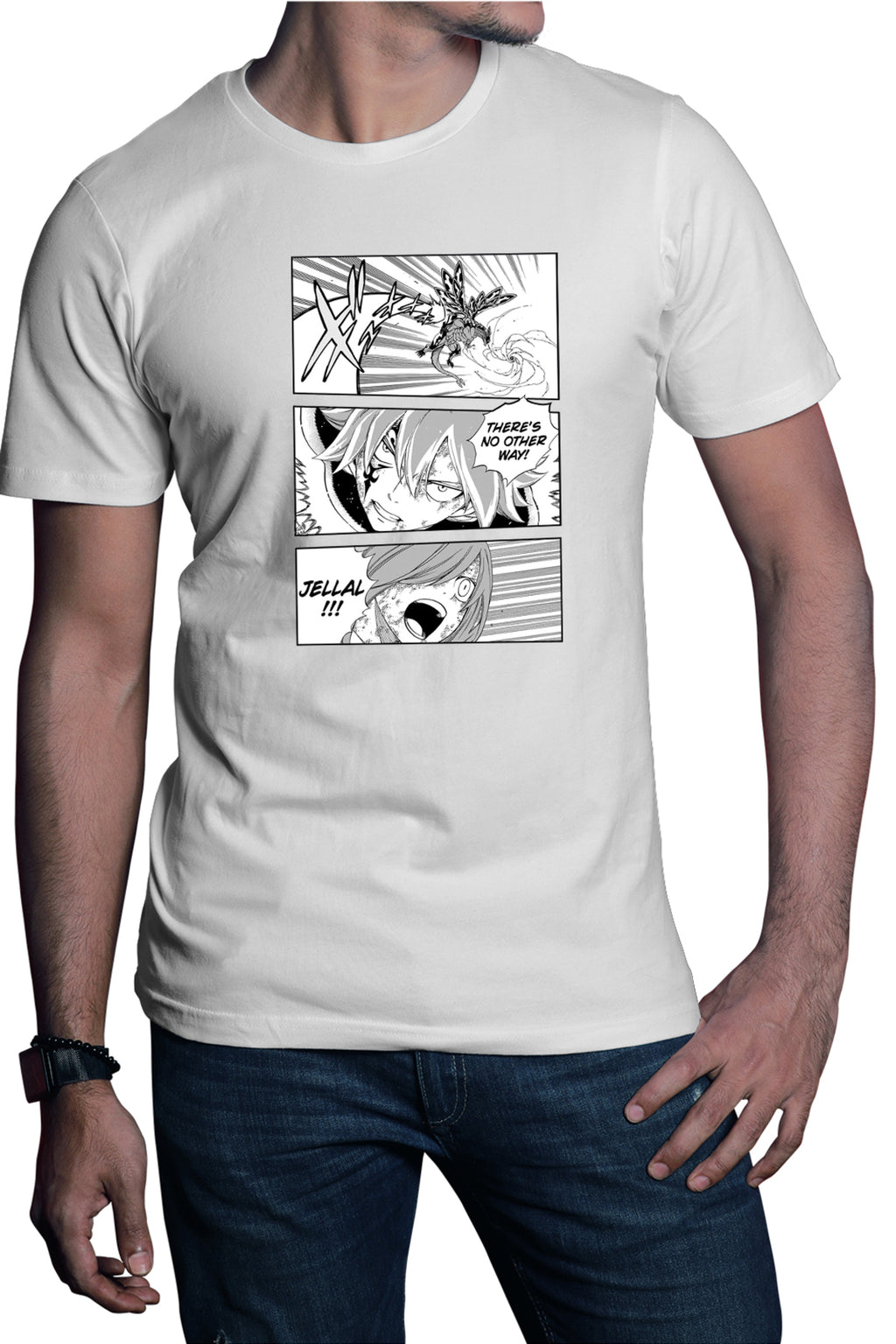Tricou barbati Fairy Tail Manga Panel Epic Wizard