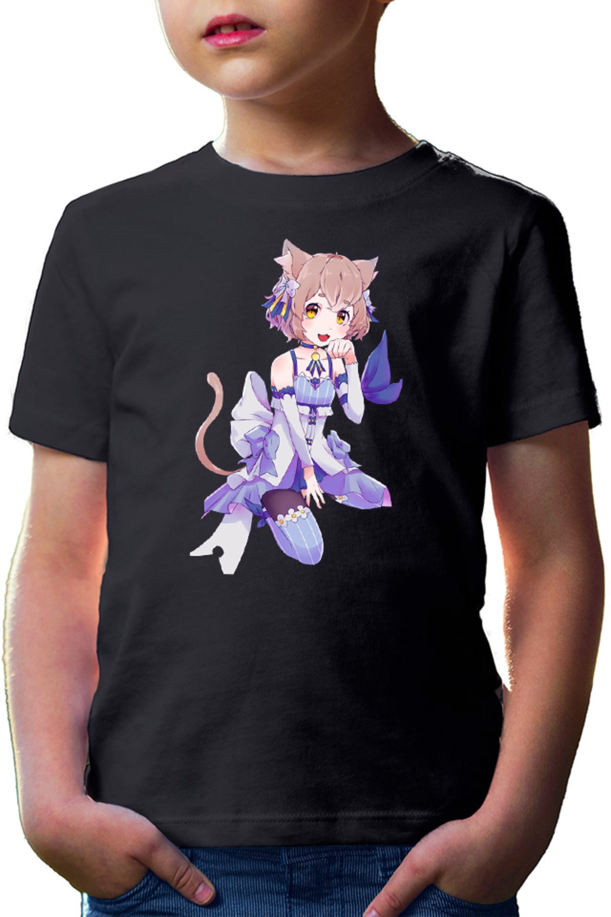 Tricou copii Re Zero Felix Supportive Sleepy Otaku Cosplay Nya