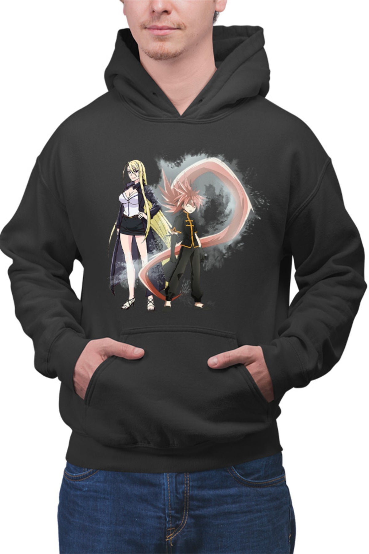 Hanorac barbati UQ Holder Touta McDowell Super Power Cosplay Otaku