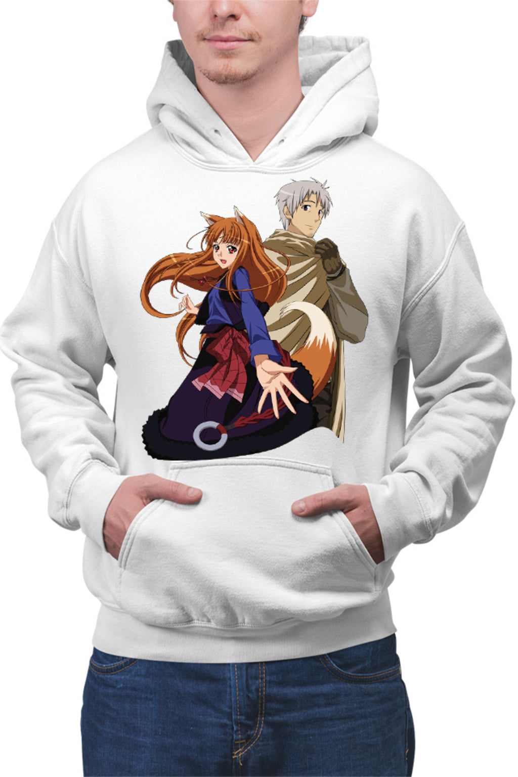 Hanorac barbati Spice And Wolf Holo Valentines Day Anime