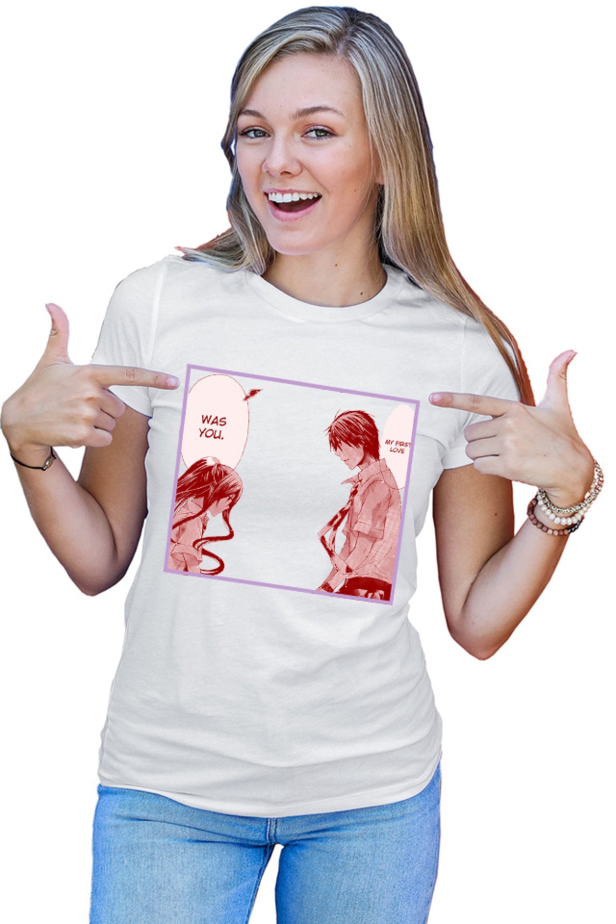 Tricou dama Missions of Love Yukina Shigure First Love Highschool