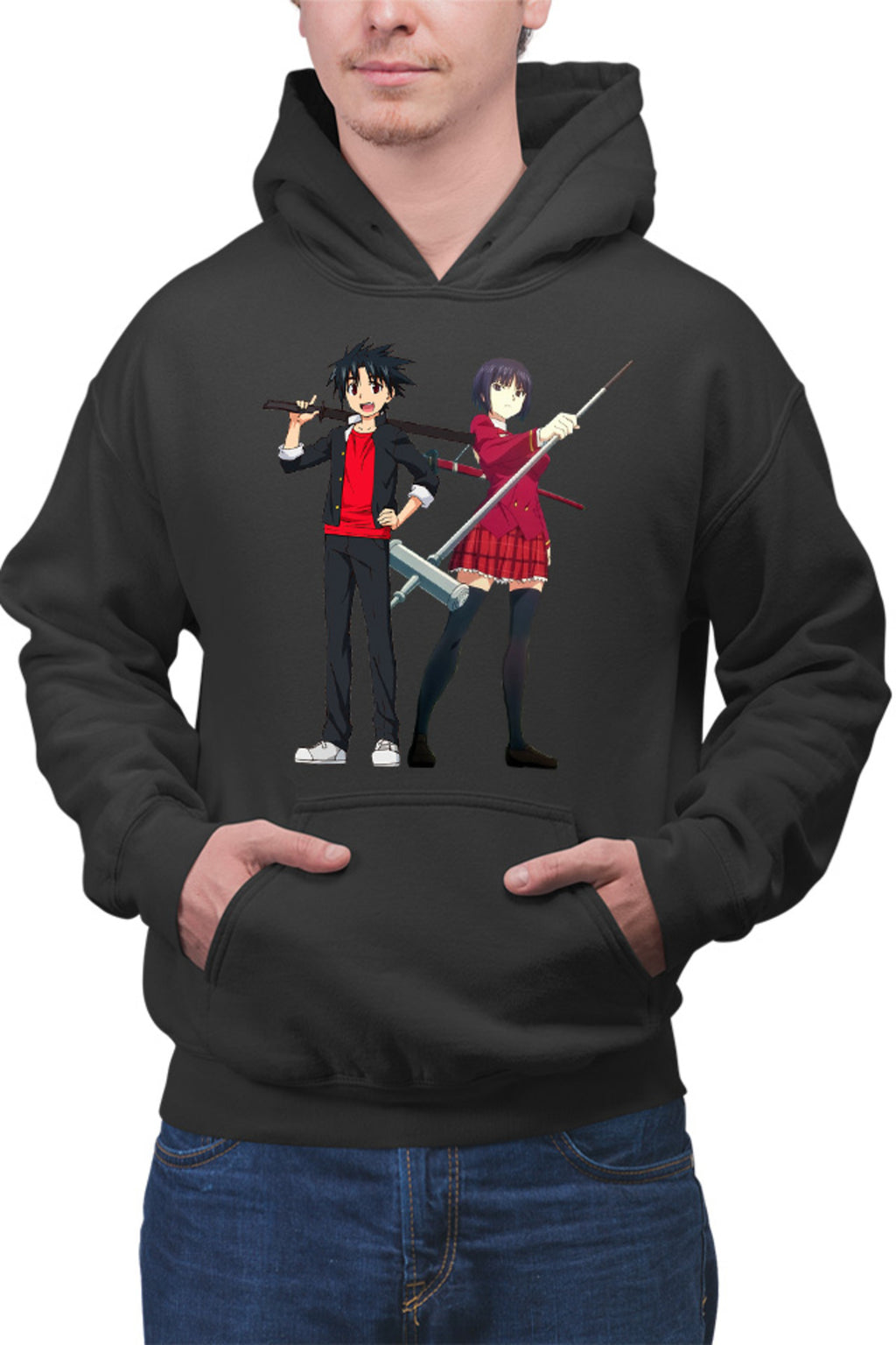 Hanorac barbati UQ Holder Touta Orte Kataka Fighters School Uniform Slice of Life