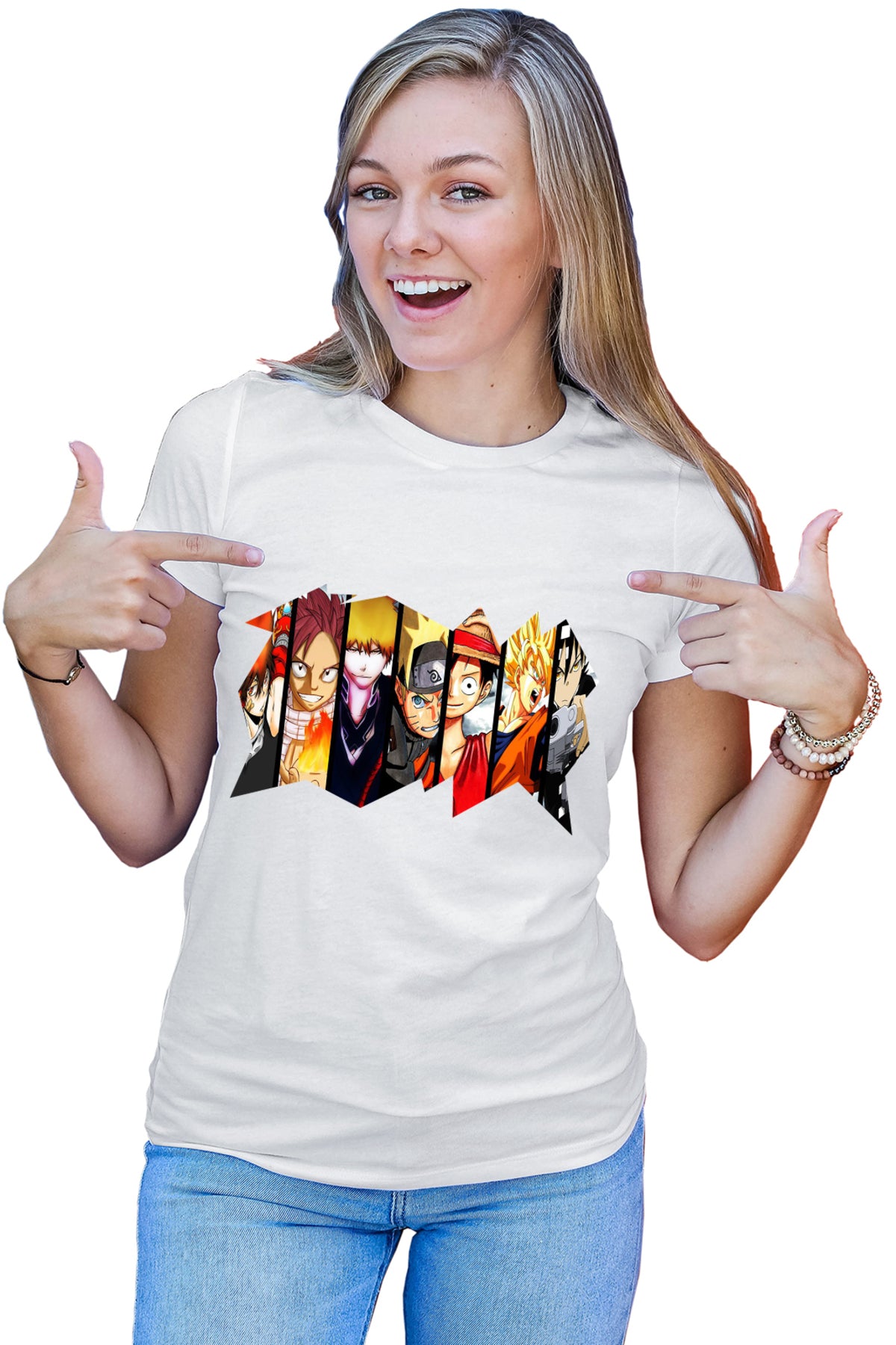 Tricou dama Fairy Tail Naruto Bleach One Piece