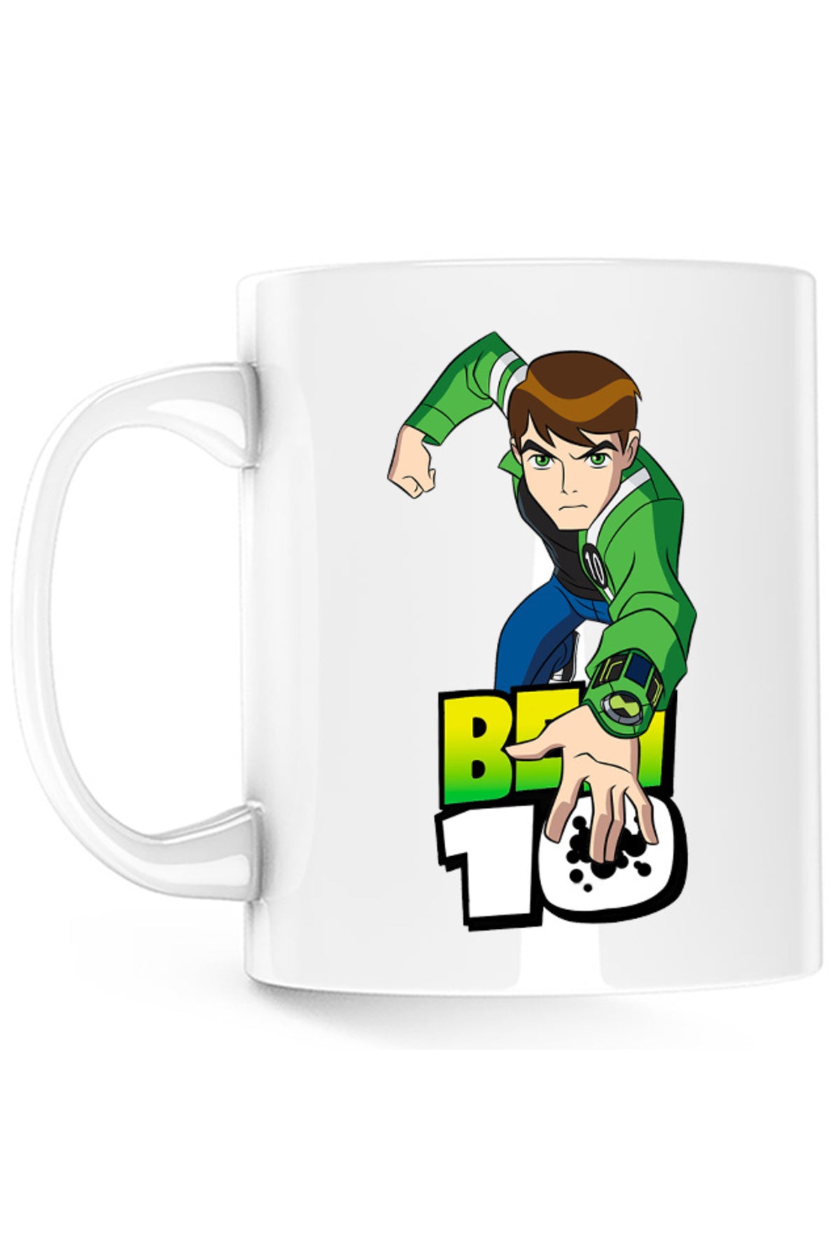 Cana Ben 10 Logo Comedy Action Sci-fi Monsters Fight, alba, 330 ml