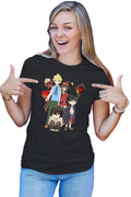 Tricou dama Muhyo Roji Taro AOT Collosal Titan Konosuba Megumi Death Note