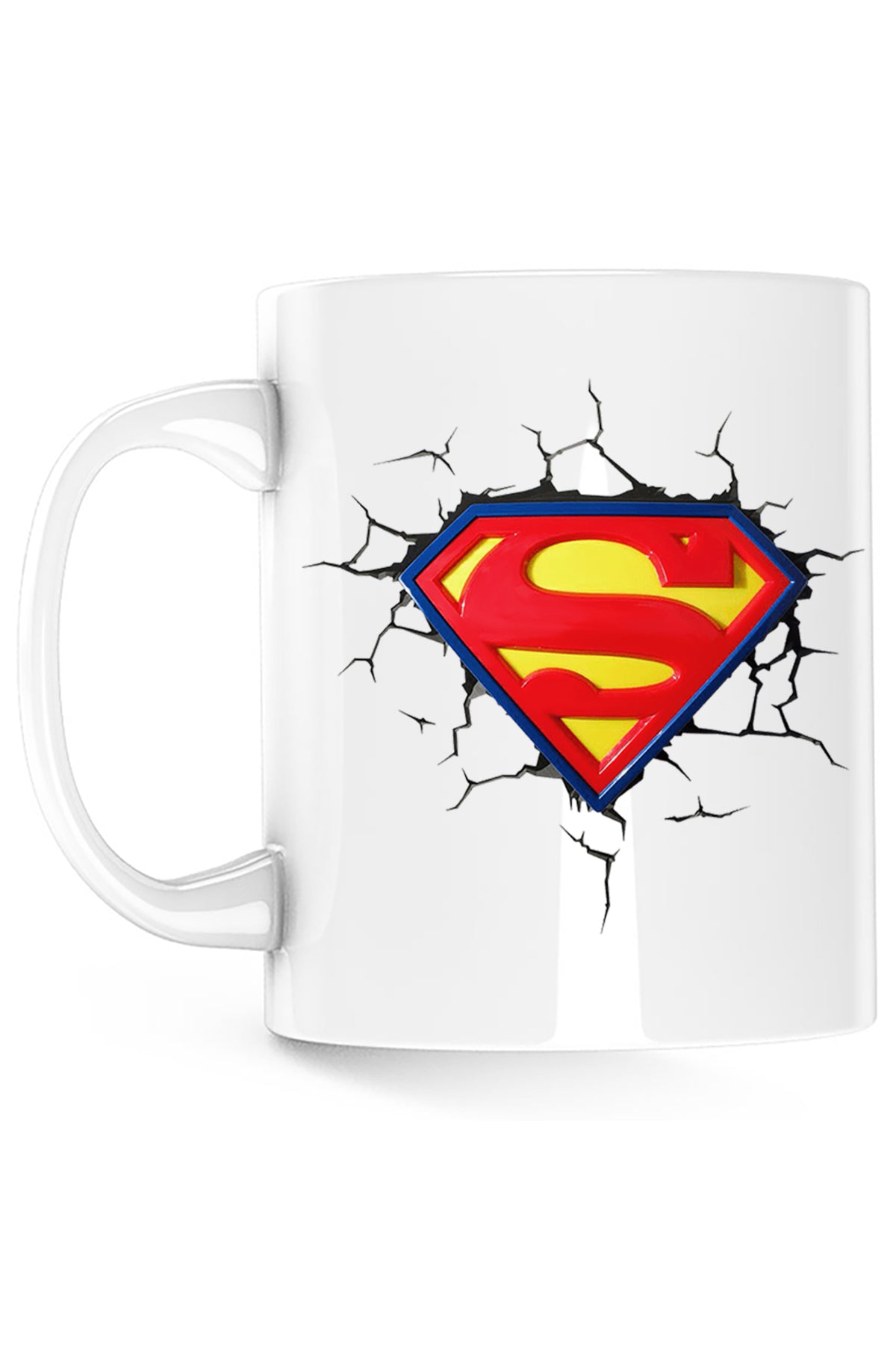 Cana Superman Logo Emblem Erou Legendar, alba, 330 ml
