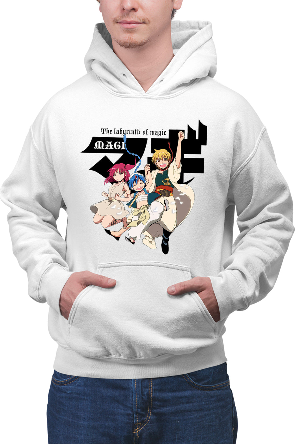 Hanorac barbati Magi The Labyrinth of Magic Djin Group Jump