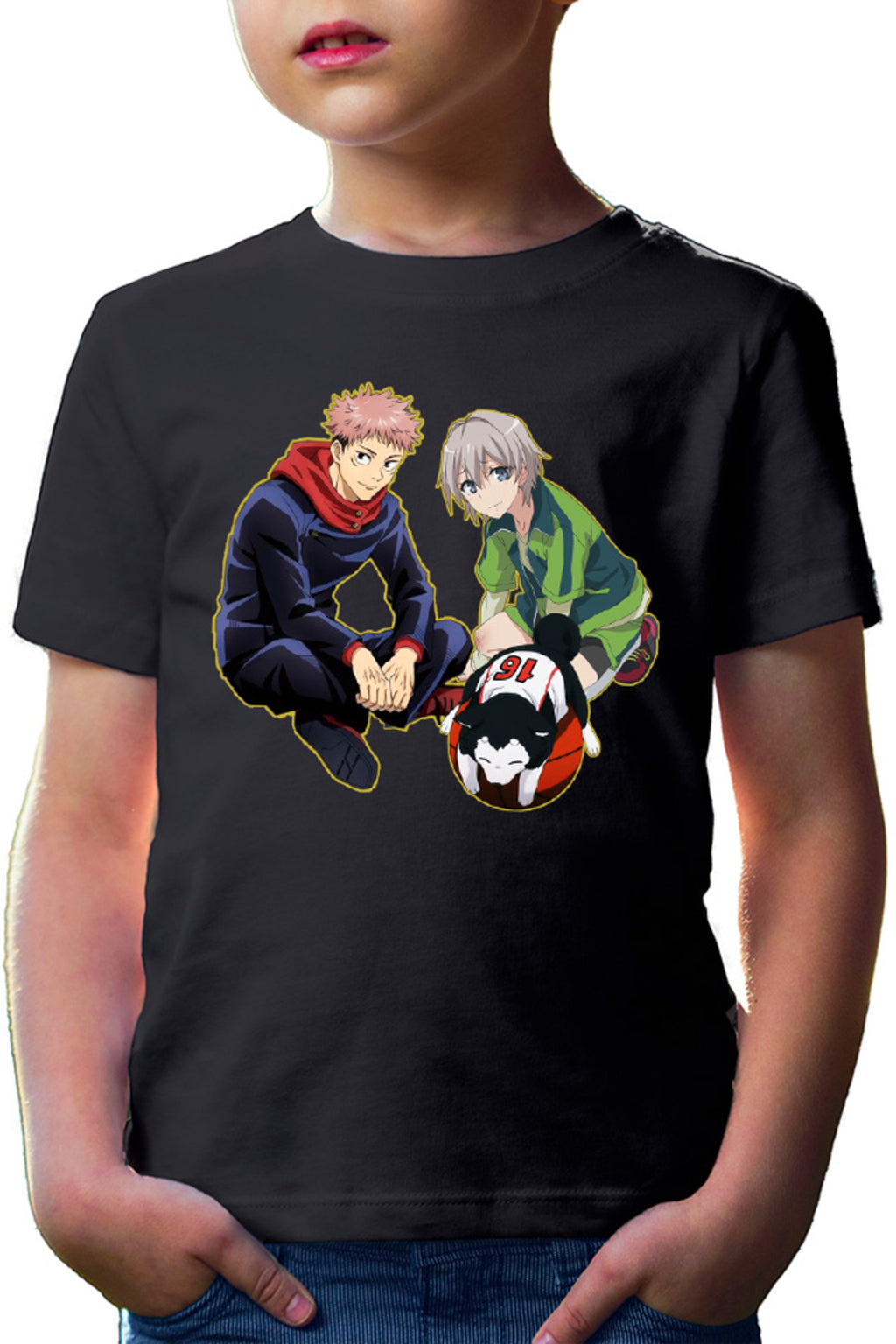 Tricou copii OreGairu Totsuka Jujutsu Kaisen Kuroko No Basket