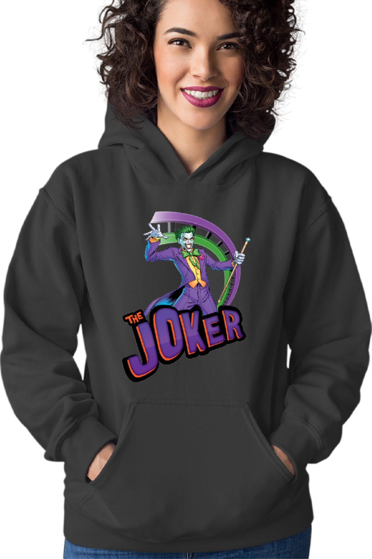 Hanorac dama Joker Happy American Comic Books