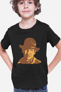 Tricou copii Indiana Jones Portret Art Wolfgang Hohlbein