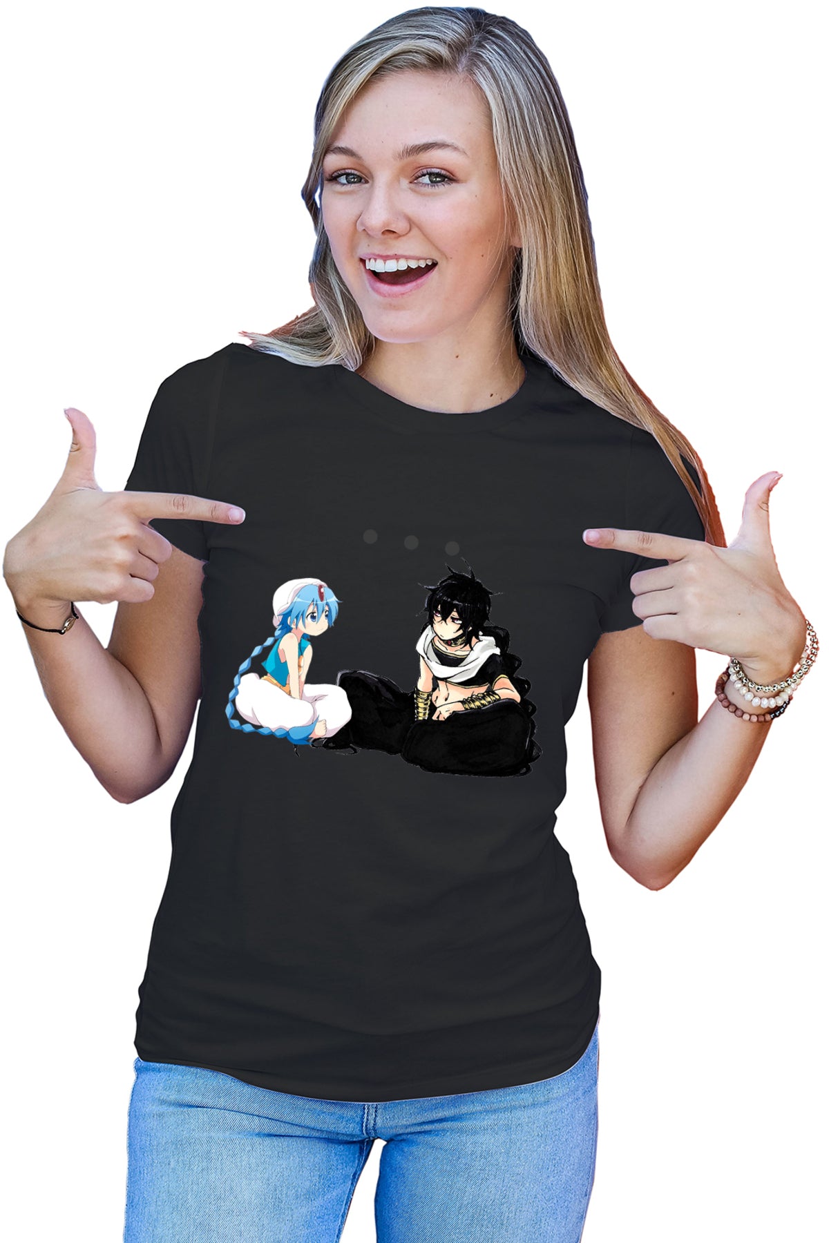 Tricou dama Magi The Labyrinth of Magic Alladin Judar 3 Points