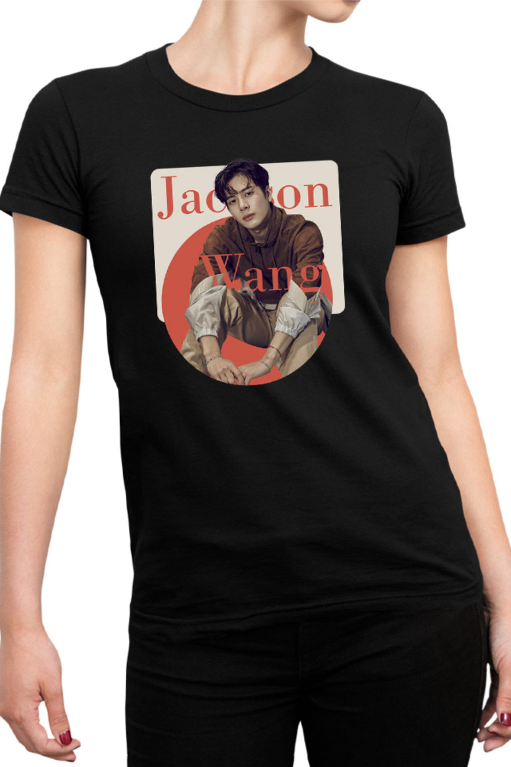 Tricou dama Got7 Jackson Wang Chinese Rapper Dancer Multi Talent