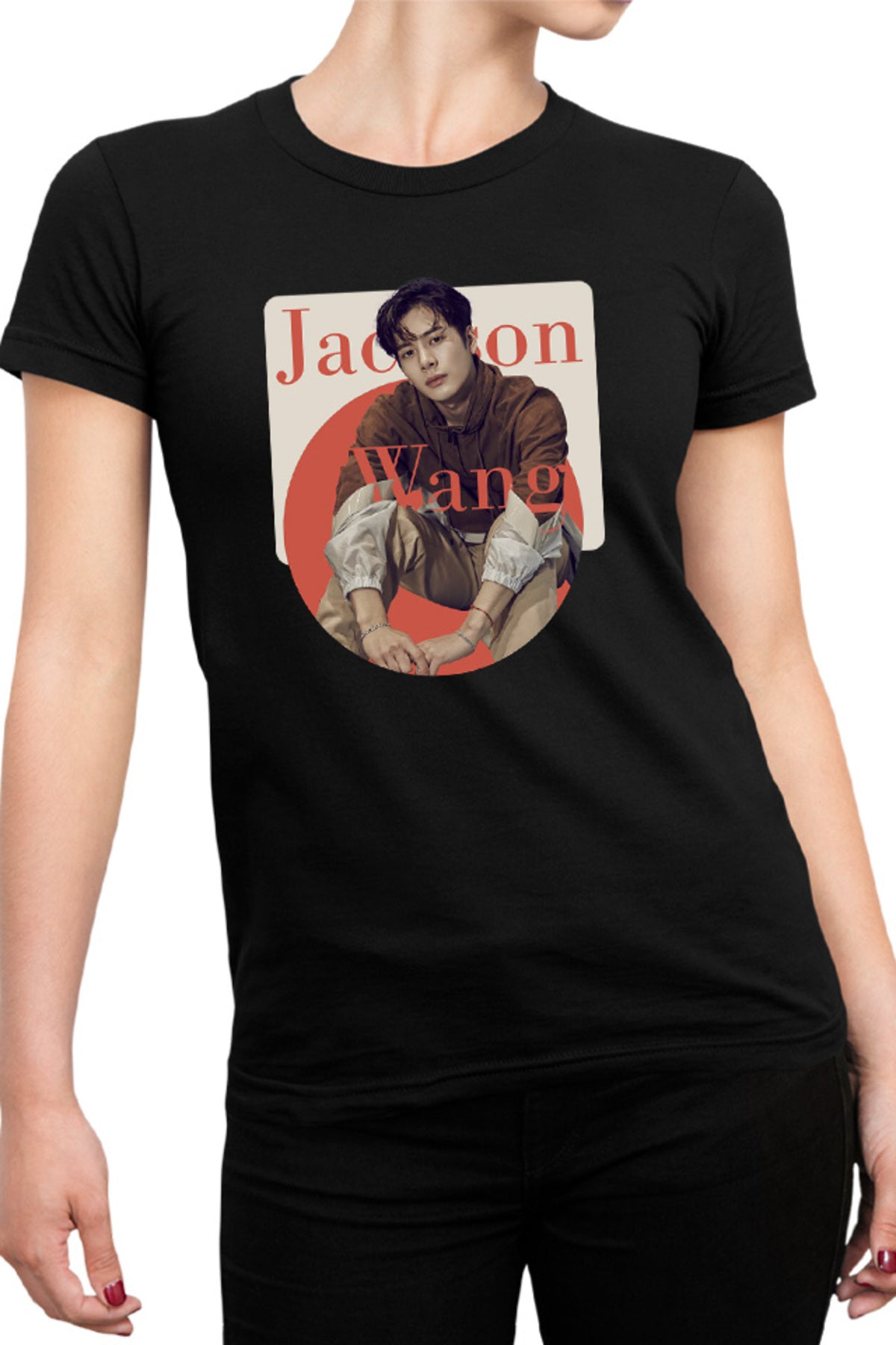 Tricou dama Got7 Jackson Wang Chinese Rapper Dancer Multi Talent