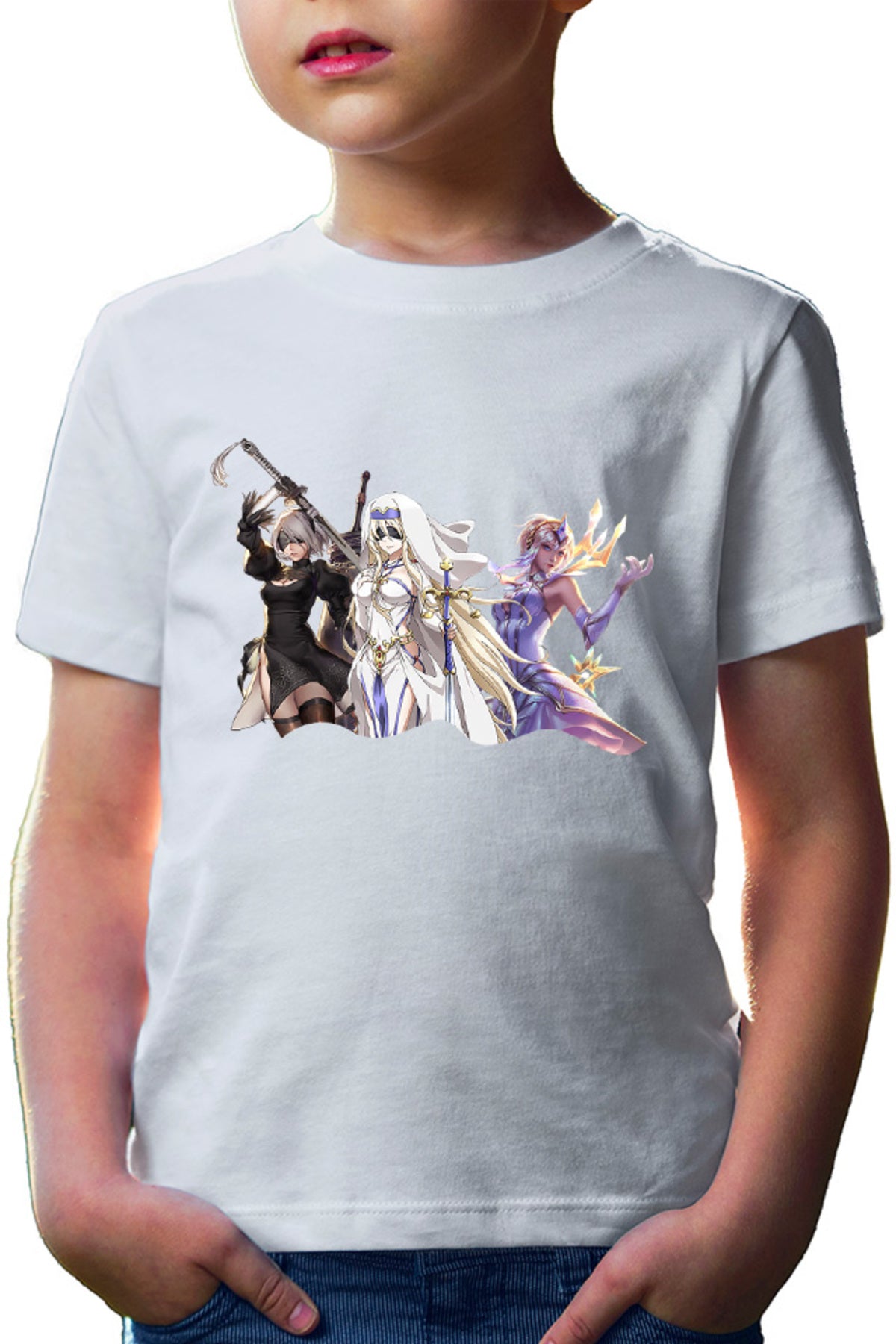 Tricou copii Goblin Slayer Onna Shinkan Nier Automata Zero Legends