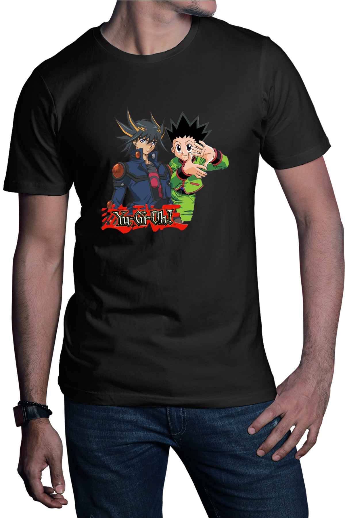 Tricou barbati Yu Gi Oh Yusei Fudo Hunter x Hunter Duel Game