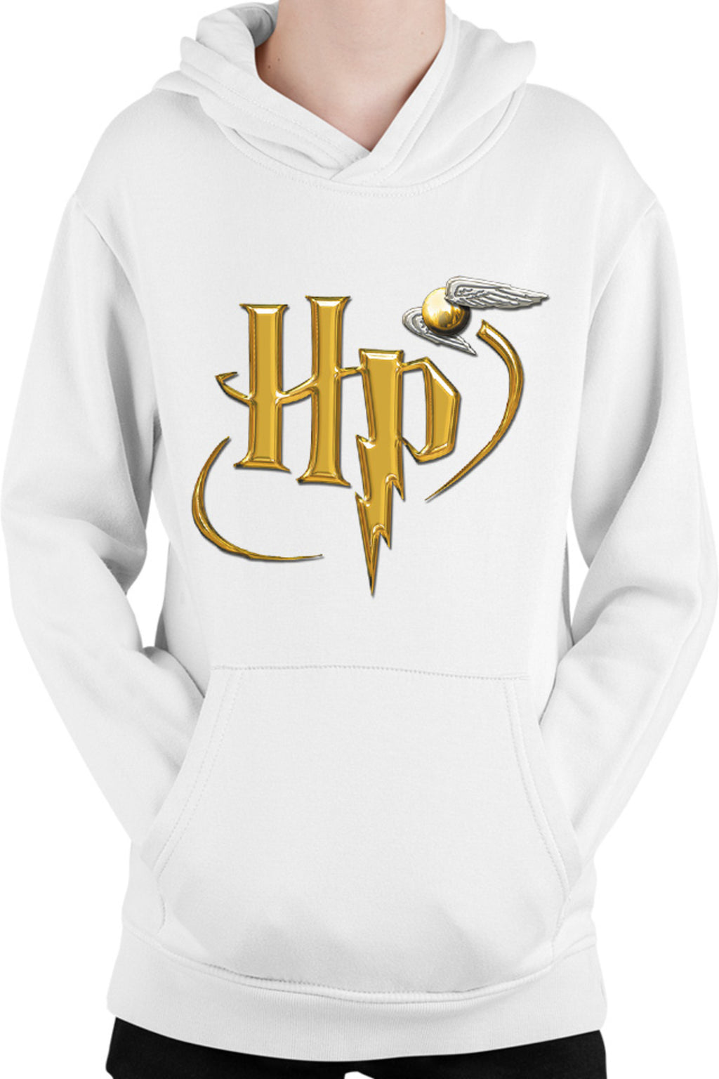 Hanorac copii Harry Potter UK Logo Spirit Fly Mark Golden