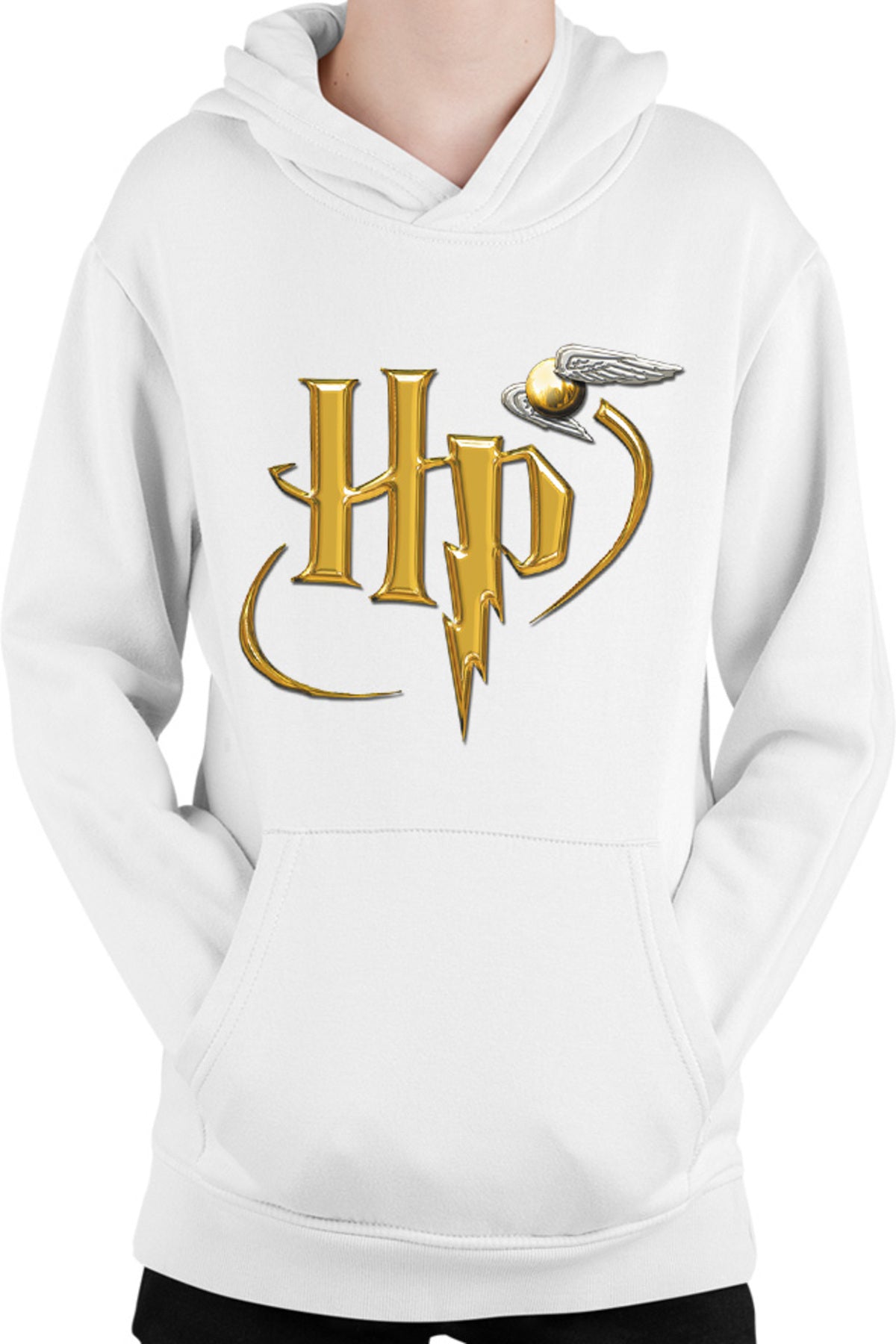 Hanorac copii Harry Potter UK Logo Spirit Fly Mark Golden