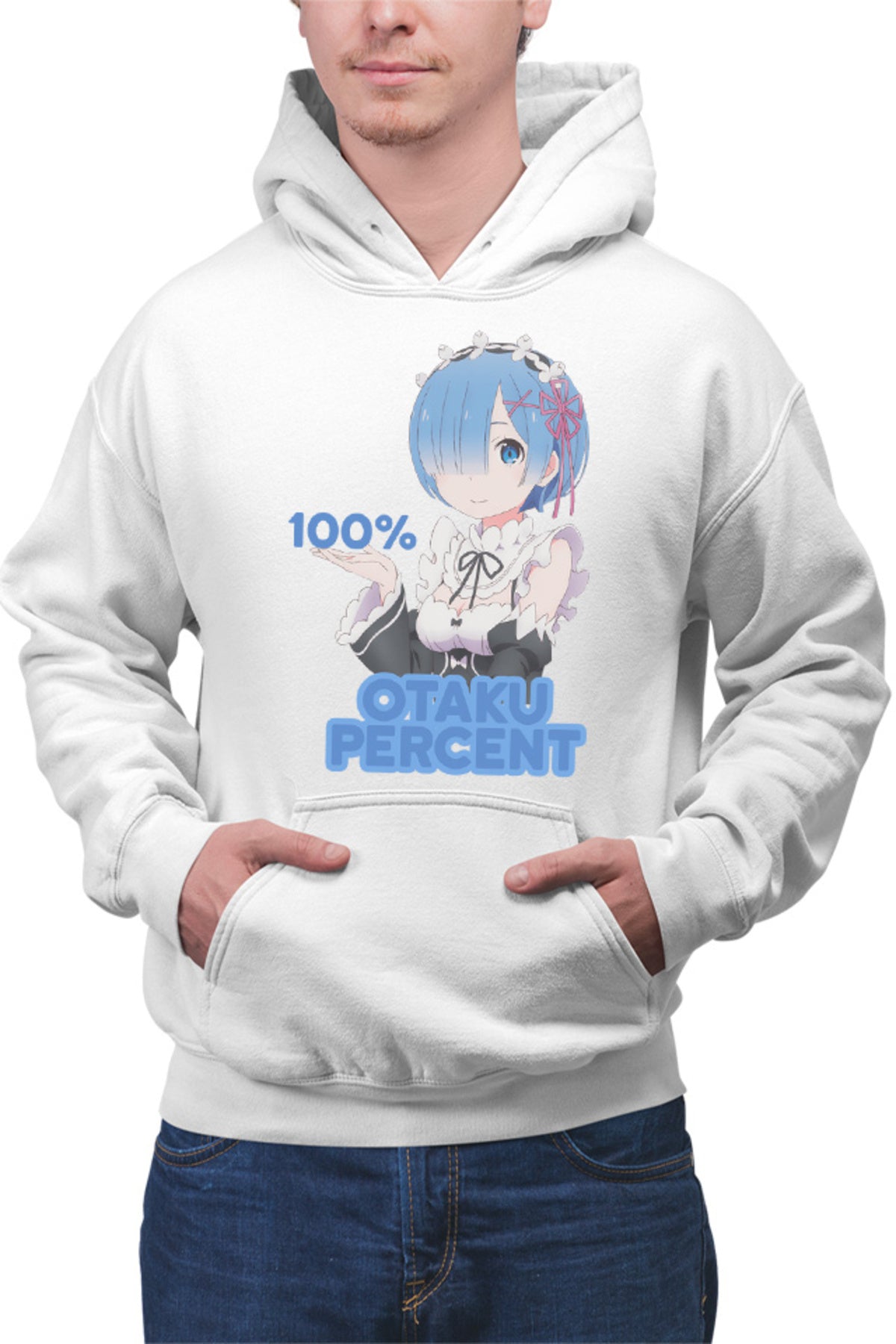 Hanorac barbati Re Zero REM Otaku Percentage Maiden Kawaii Technics