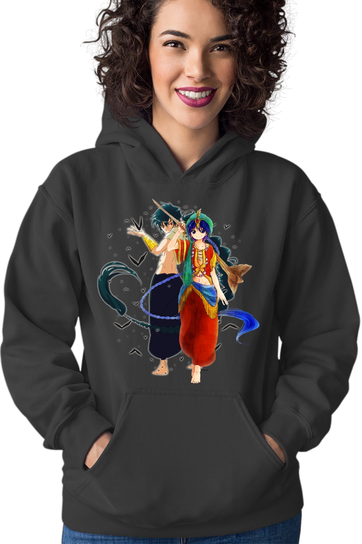 Hanorac dama Magi The Labyrinth of Magic Aladin Anime Kage