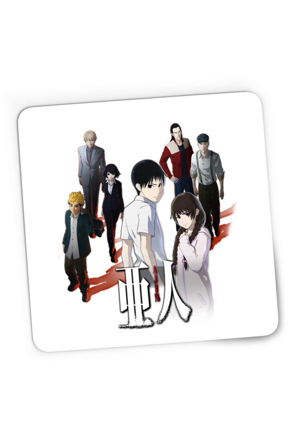 Mousepad Gaming Ajin Main Group Seinen Manga Anime Otaku, 21x19 cm