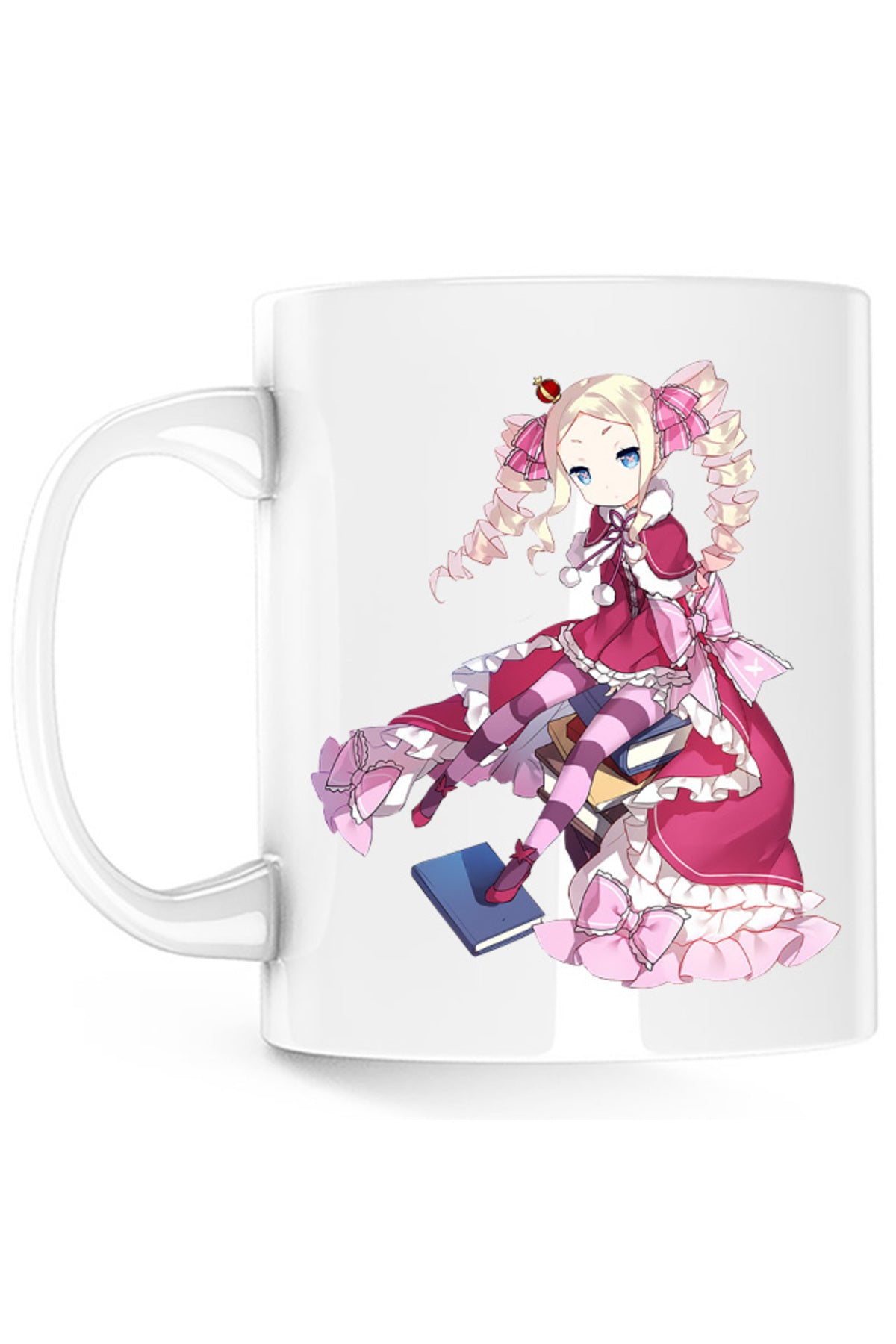 Cana Re Zero Beatrice Library Book Magic Tsundere Desene, alba, 330 ml