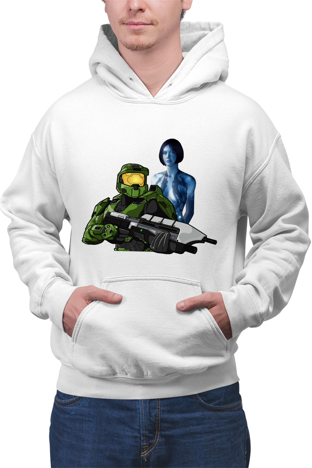 Hanorac barbati Halo The Master Chief Spartan Cortana Guardian