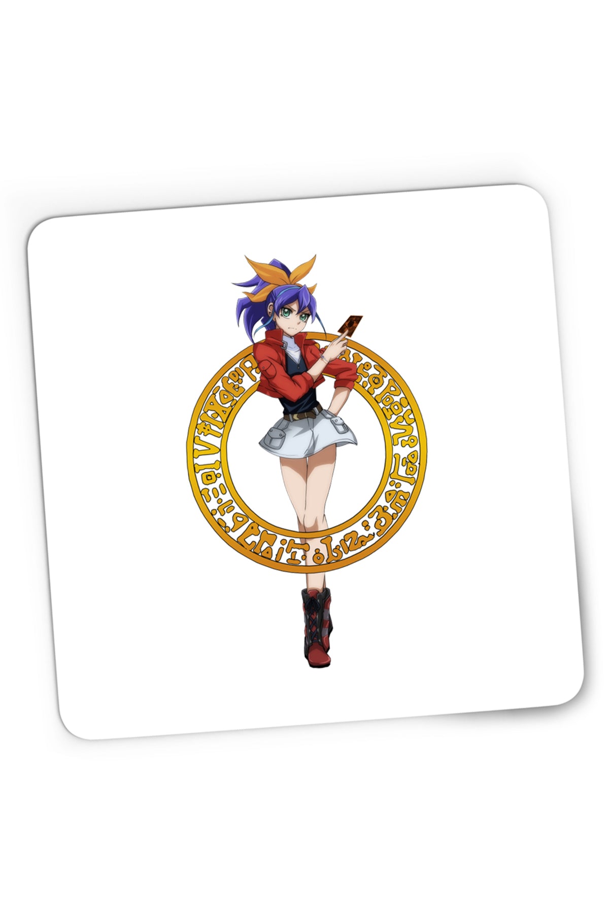 Mousepad Gaming Yu Gi Oh Anime Serena Magic Girl Player, 21x19 cm