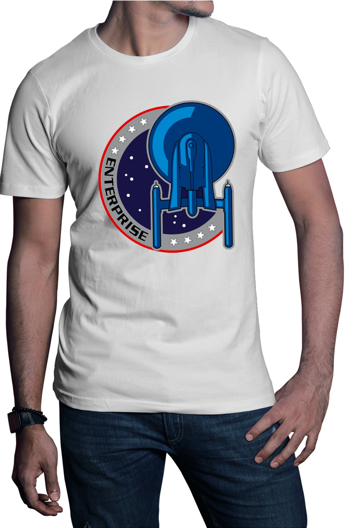 Tricou barbati Star Trek Starship Enterprise Picard Captain