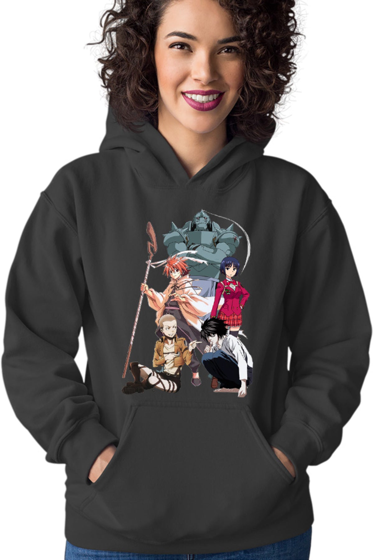 Hanorac dama UQ Holder Negi Orte Connie Attack on Titan Death Note
