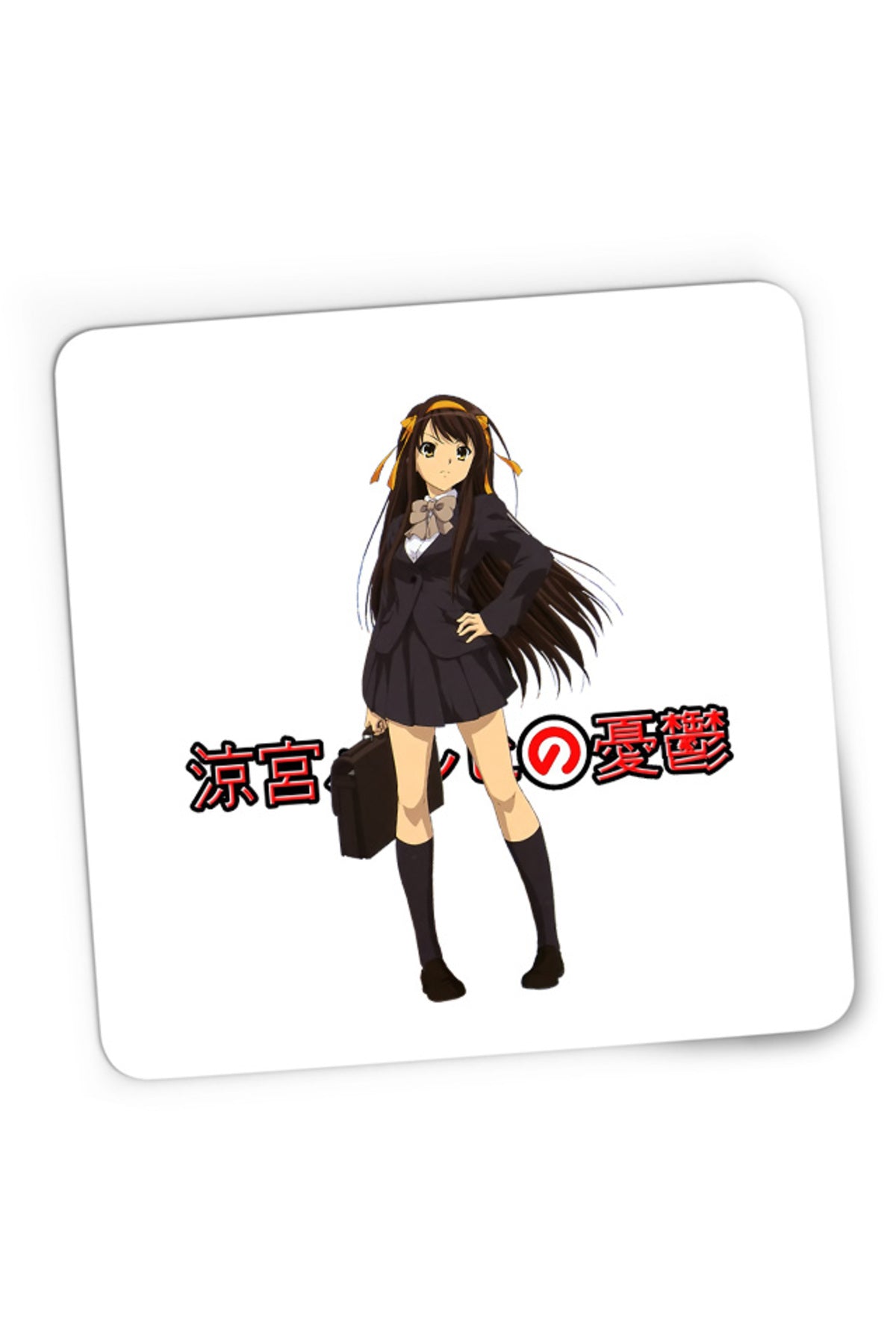 Mousepad Gaming Haruhi Suzumiya Vintage School Uniform Kyoto Animation, 21x19 cm