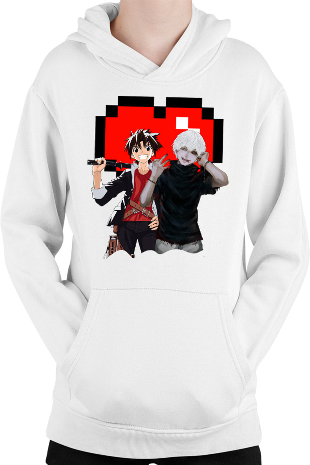 Hanorac copii UQ Holder Touta Kaneki Tokyo Ghoul Vampire Minecraft