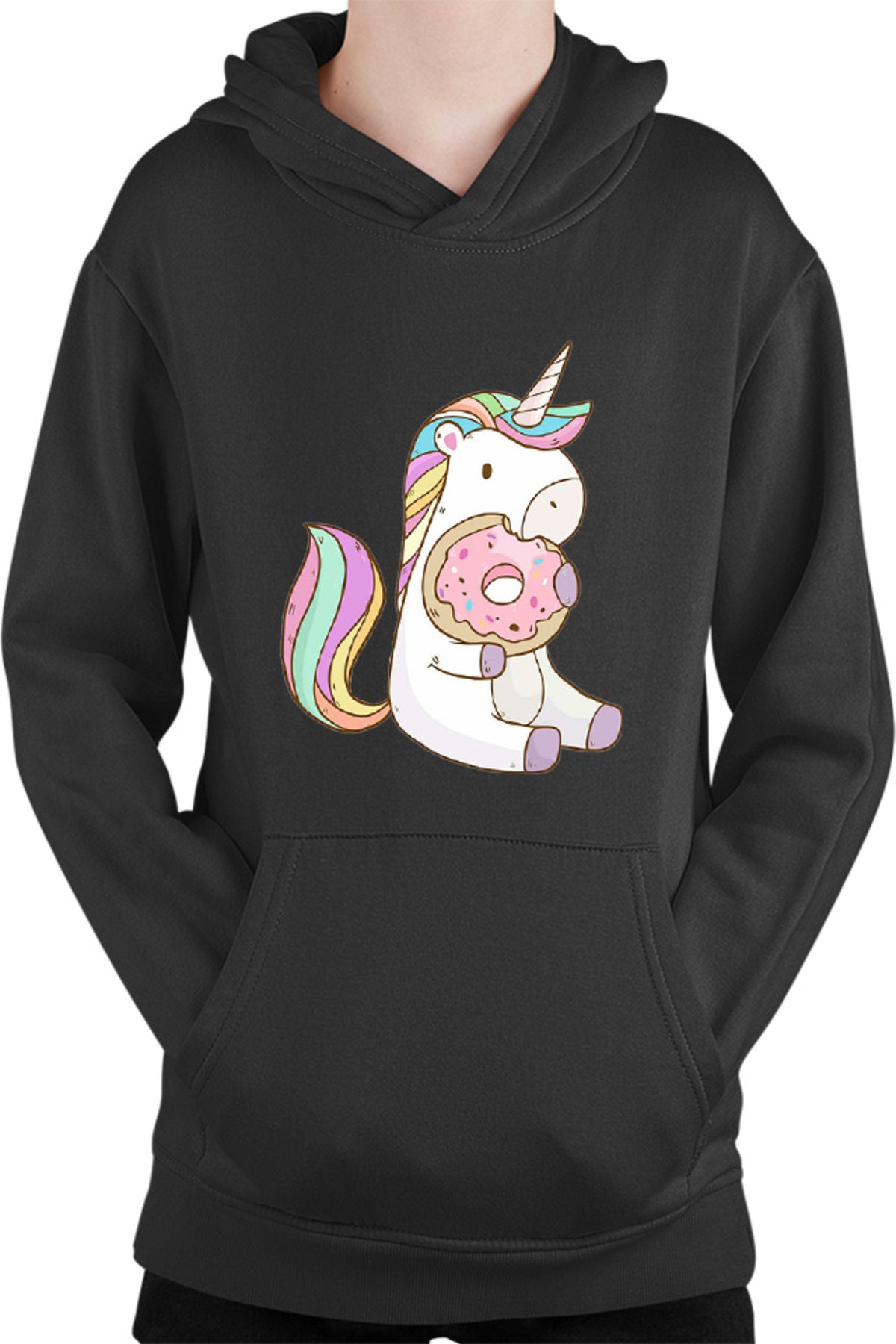 Hanorac copii Unicorn Squad Donnut Eat Sweet