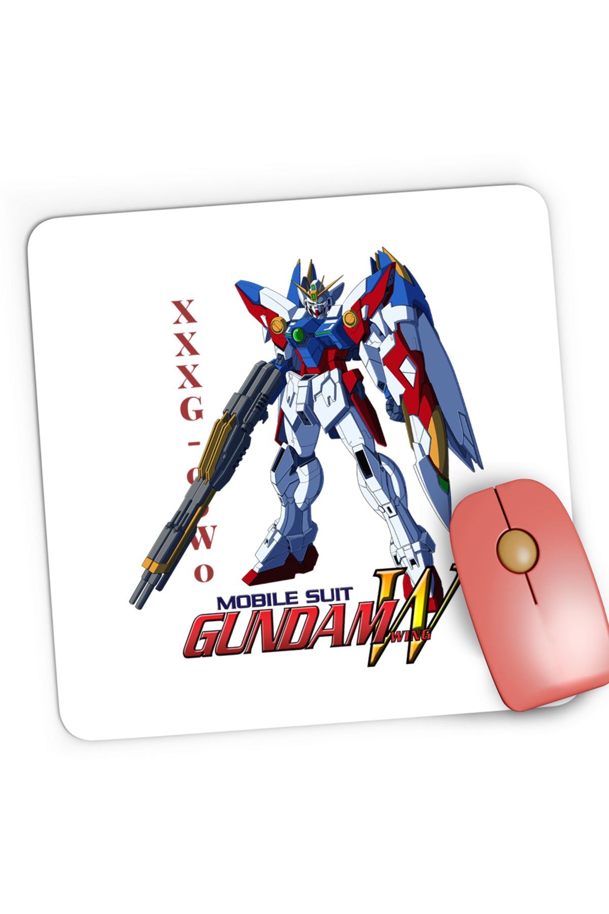 Mousepad Gaming dam Wing Heero Colorful, 21x19 cm