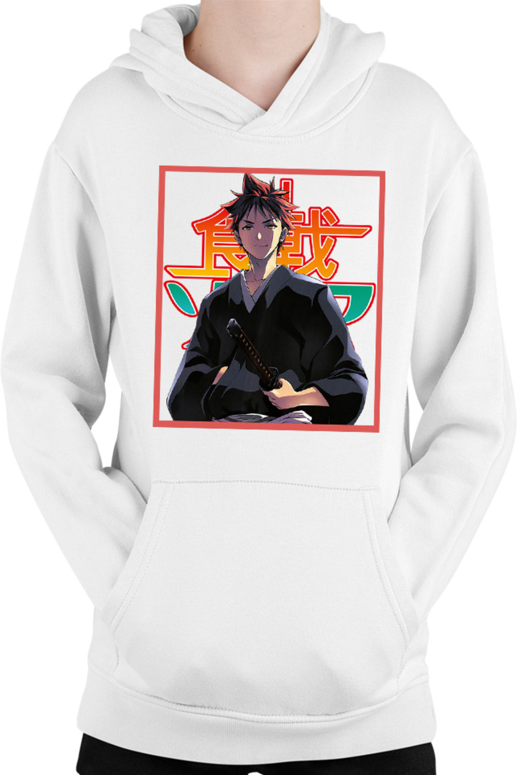 Hanorac copii Food Wars Souma Samurai Katana Otaku