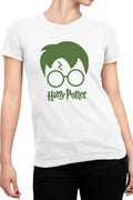 Tricou dama Harry Potter Logo Hair Style Glasses