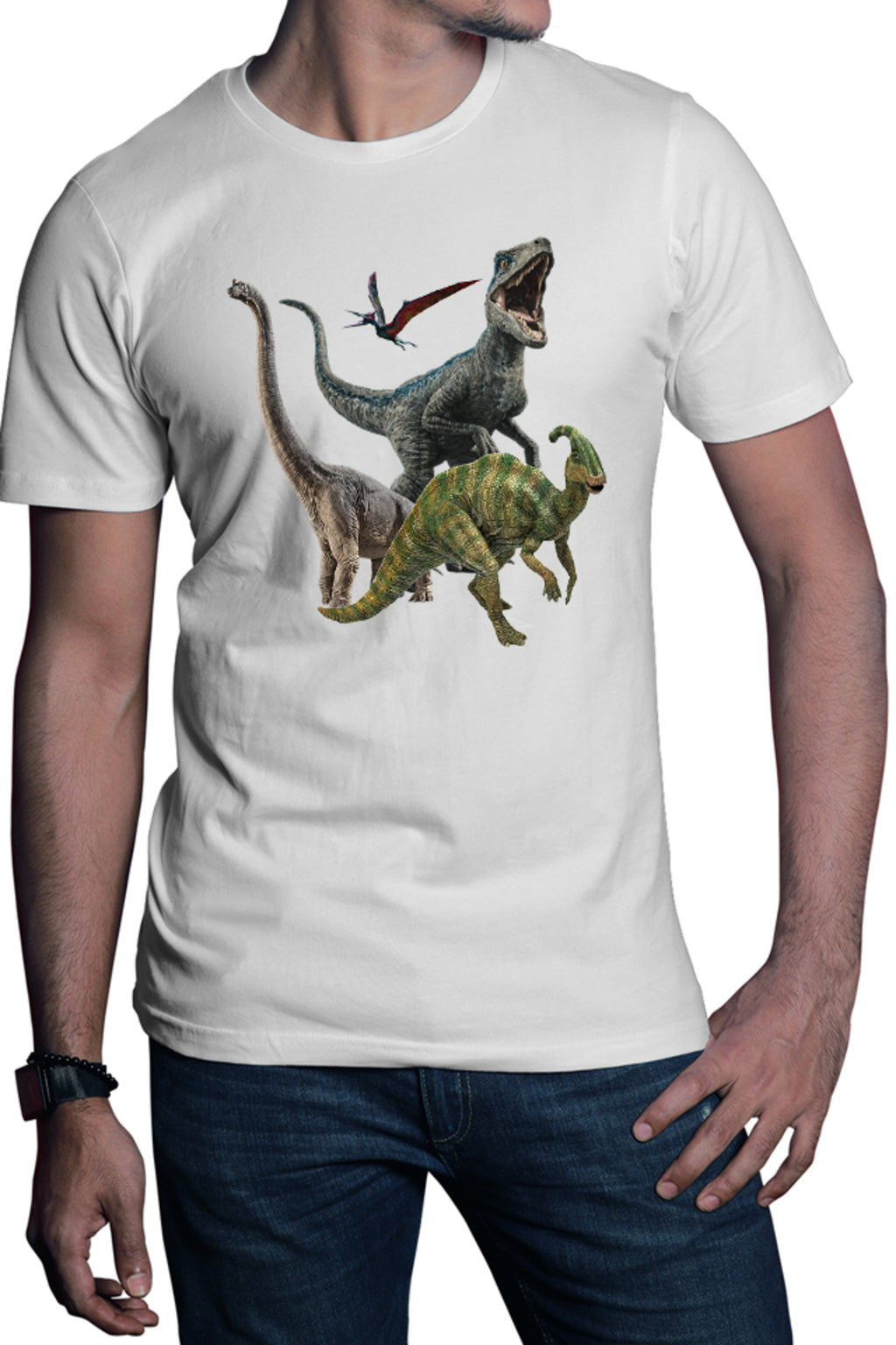 Tricou barbati Jurassic Park Dinossaurs Fly Terrestrial Dangerous