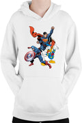 Hanorac copii Captain America Superman Donald Duck Hero Strong Cool