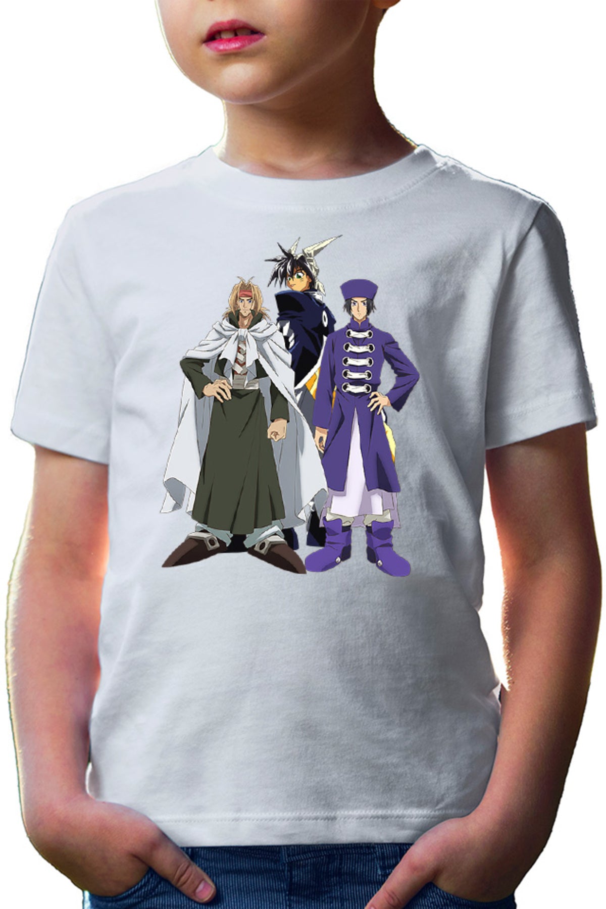 Tricou copii Hoshin Engi Chuuou Hiko Taikoubou God Manga Ryu Fujisaki Fantasy