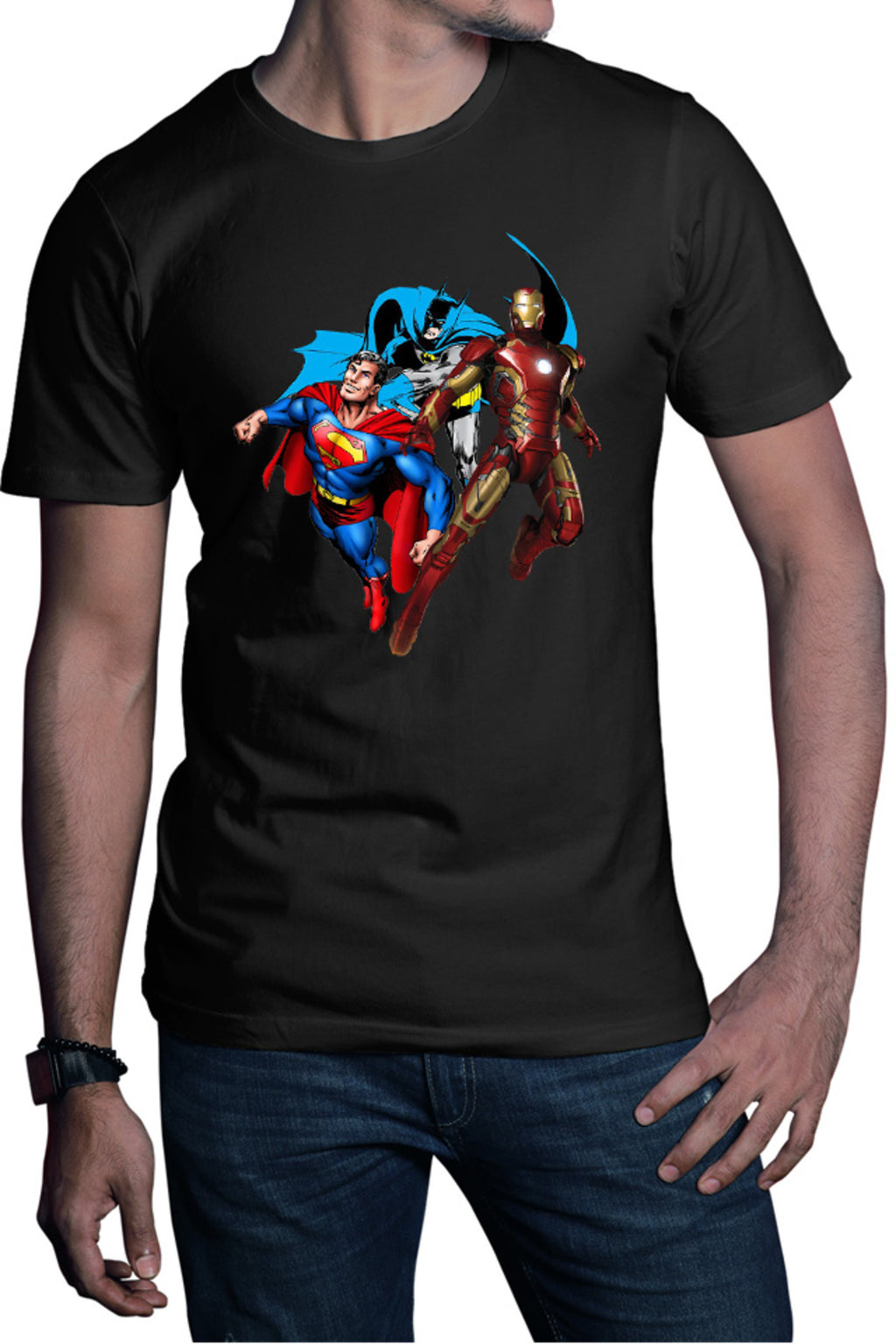 Tricou barbati Ironman Technology Batman Superman DC Superhero
