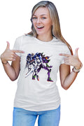 Tricou dama dam Robot Blue Eva Kakalot