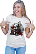 Tricou dama Thor Avangers Hulk Iron Man Captain America Allience Heroes