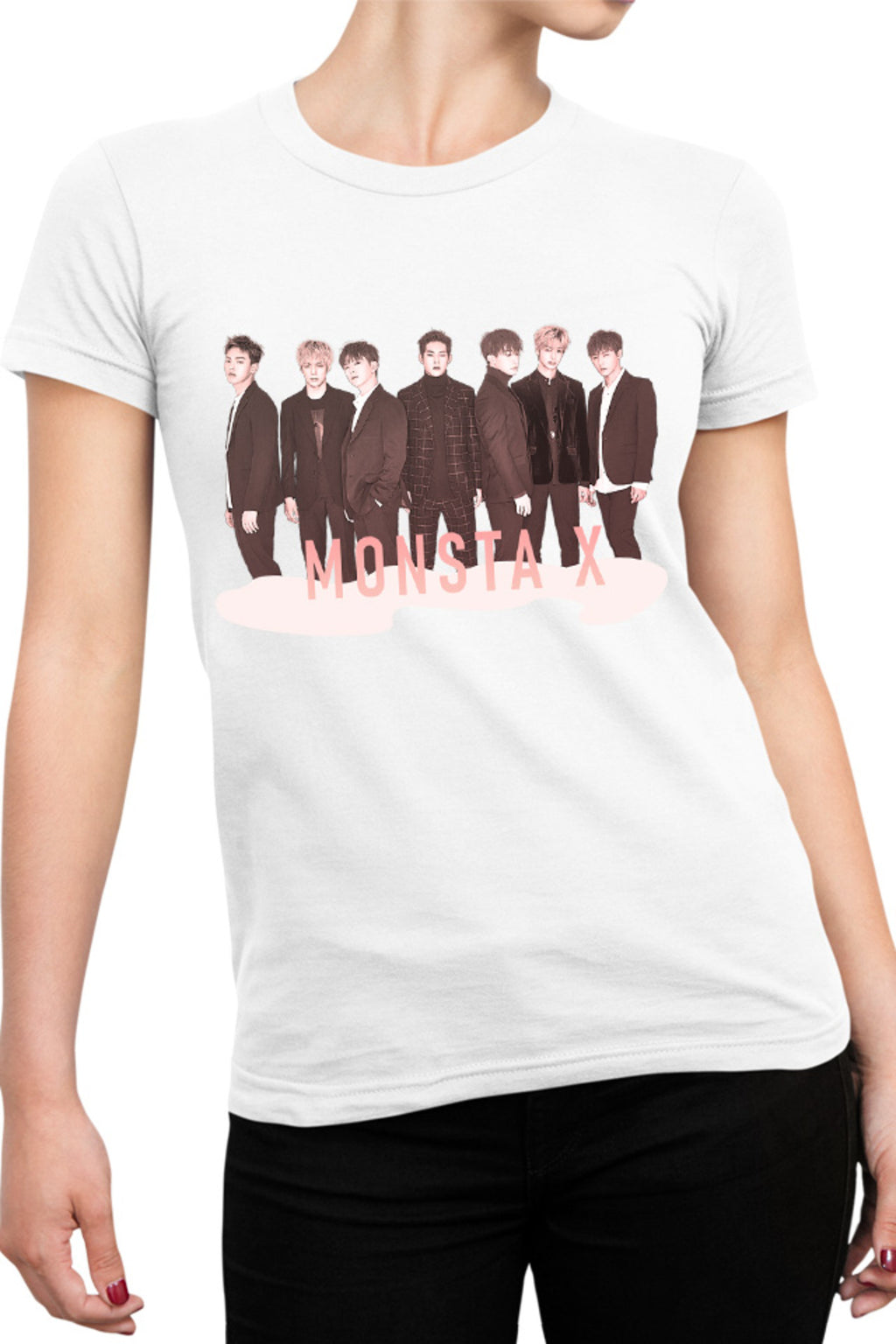 Tricou dama Monsta X Group Korean Artist MTV Dance Performance