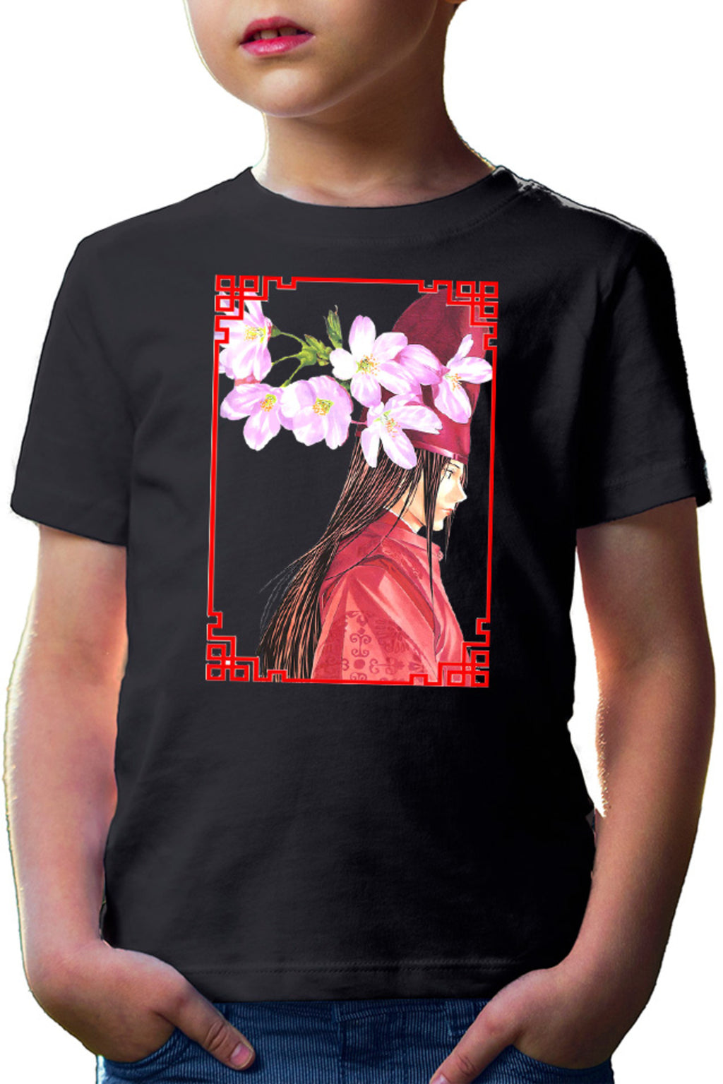 Tricou copii Hikaru no Go Fujiwara no Sai Master of Go Kimono Japan