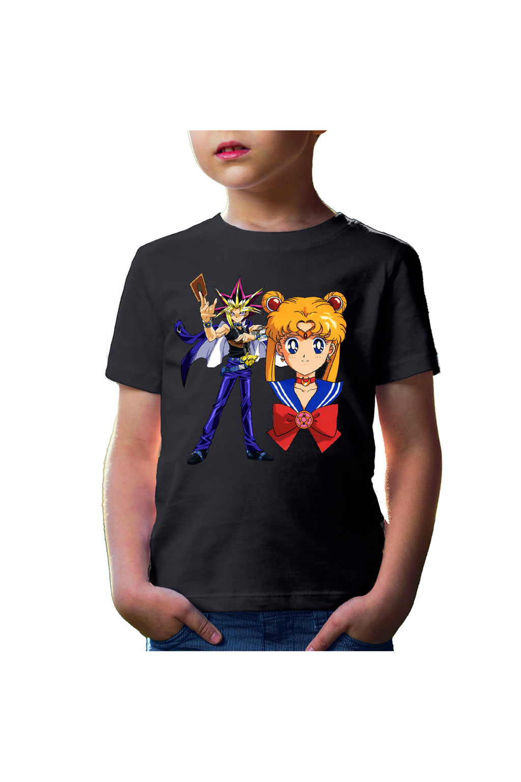 Tricou copii Yu Gi Oh Mutou Sailor Moon Duel Links Anime