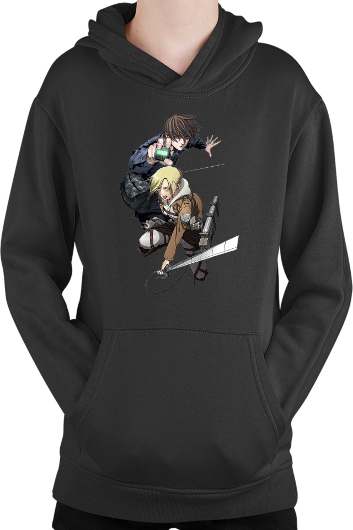 Hanorac copii Btooom! Sakamoto Ryouta AOT Annie Fight Monsters Sci-fi Cosplay